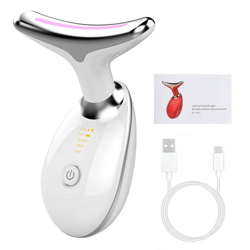 Masajeador Facial LED 7 Colores ✨ Reafirma & Rejuvenece