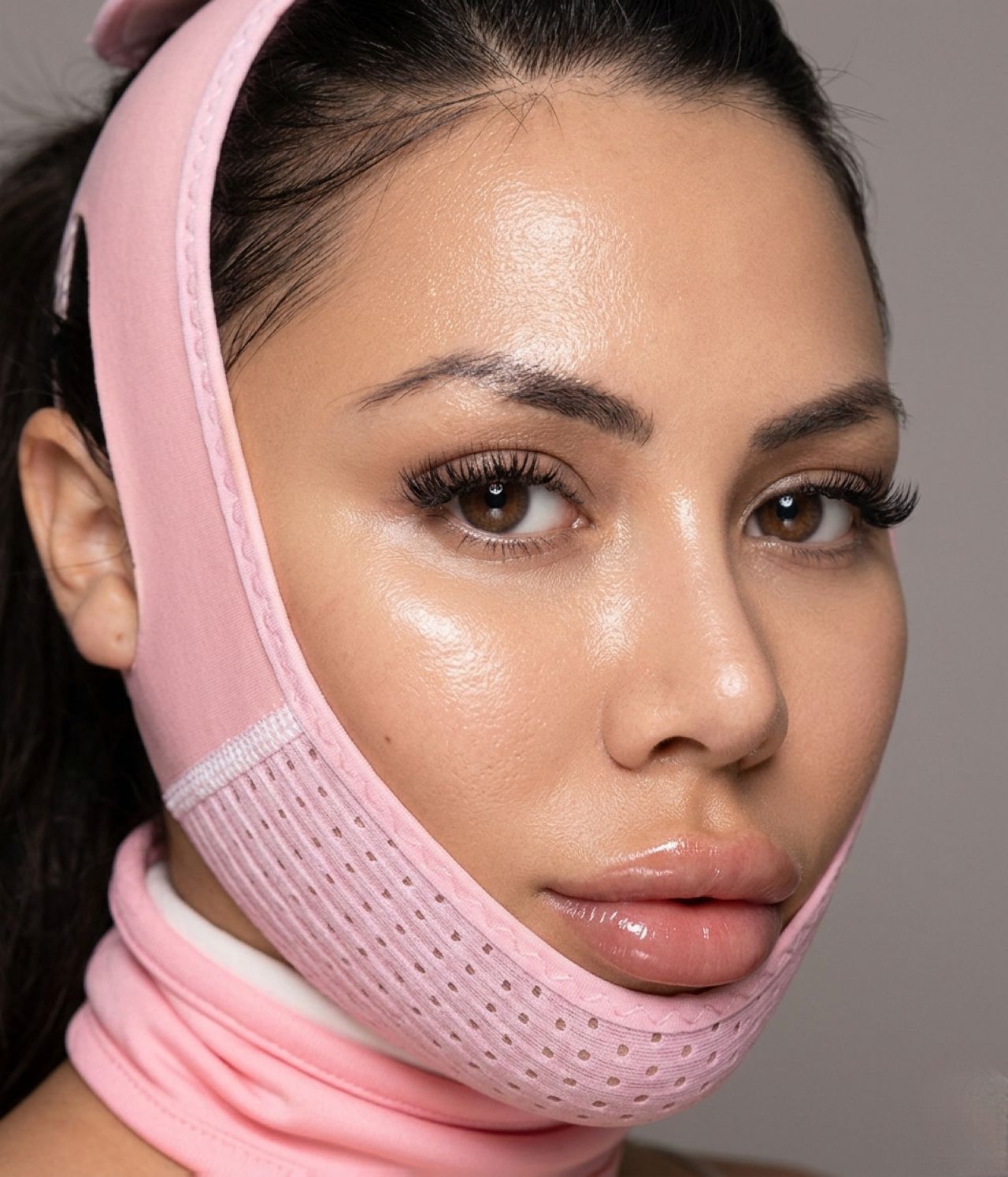 Mascarilla V-Line — Definición nocturna.